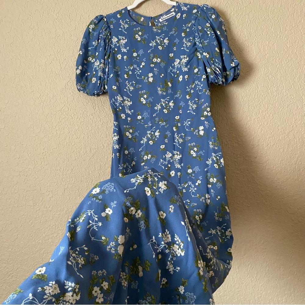 Reformation Blue Floral Maxi Dress - Picture 5 of 12